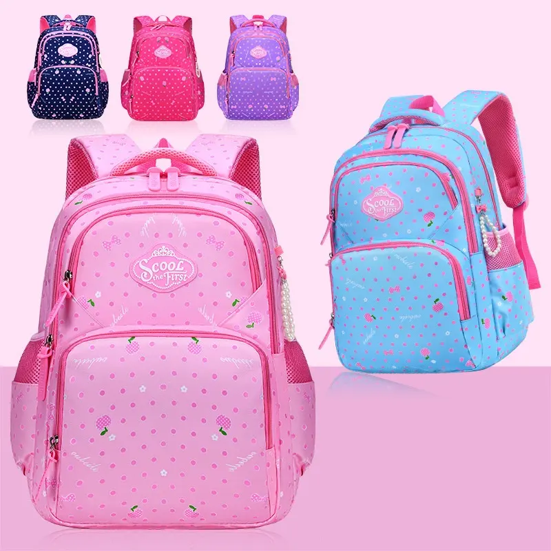 Wholesale Girls Bagpack Student Waterproof Custom Bookbags Book Children Schoolbag Backpack Kids Bag Girls School Bag