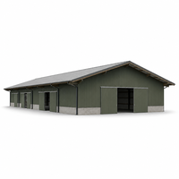 Grande structure en acier pour entrepôt, centre logistique, usine, atelier et stockage