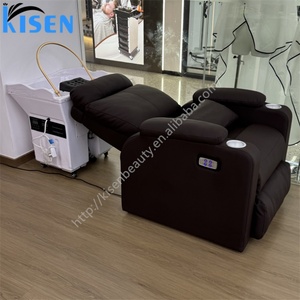KISEN Offre Spéciale Chaise de Lavage Électrique Portable pour Salon de Coiffure, Sans Tuyau, avec Massage Réglable et Fonction Spa Capillaire - Product Image 3