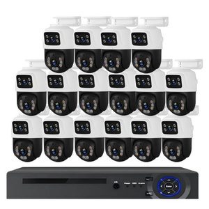 Kit <span class=keywords><strong>di</strong></span> <span class=keywords><strong>Telecamere</strong></span> <span class=keywords><strong>di</strong></span> Sicurezza per Esterni 16/32 Canali 6MP POE a Doppia Lente con NVR, <span class=keywords><strong>Sistema</strong></span> <span class=keywords><strong>di</strong></span> Tracciamento Automatico PTZ 4K - Product Image 2