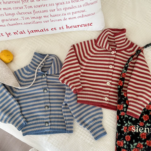 <span class=keywords><strong>Pull</strong></span> cardigan épais en mélange de laine pour enfants, style coréen, automne/hiver, pour garçons et filles 6585 - Product Image 5
