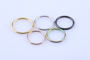 Gioielli per <span class=keywords><strong>Piercing</strong></span> in <span class=keywords><strong>Acciaio</strong></span> <span class=keywords><strong>Chirurgico</strong></span> 316L, Anelli per Naso Alla Moda in <span class=keywords><strong>Acciaio</strong></span> Inossidabile - Product Image 4