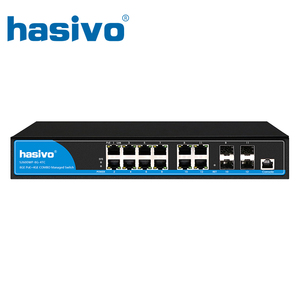 8 16 Cổng Được Quản Lý <span class=keywords><strong>Poe</strong></span> <span class=keywords><strong>Ethernet</strong></span> <span class=keywords><strong>Switch</strong></span> 300W Chuyển Đổi Quản Lý Với 8 16 Cổng 100/1000M Rj45 <span class=keywords><strong>PoE</strong></span> 2 <span class=keywords><strong>4</strong></span> <span class=keywords><strong>10</strong></span> Cổng SFP Fiber - Product Image 3