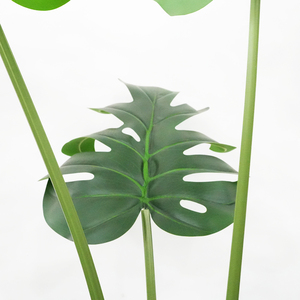 Décoration d'Arbre d'Intérieur Plante Artificielle Verte Bonsaï Monstera Deliciosa en Pot Plantes Artificielles Fournisseurs de Plantes Artificielles - Product Image 5