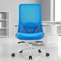 Chaise ergonomique en maille à dossier haut, accoudoirs 4D, soutien lombaire réglable, chaise de bureau et table de bureau électrique à hauteur réglable
