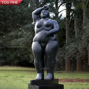 Bronzestatue einer dicken Frau für die Stadtplätze, dekorative Skulptur von Fernando Botero - Product Image 4