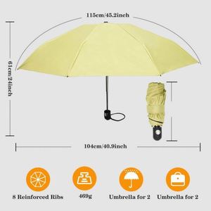 Custom logo Fold Umbrella Automatic Open Rainproof Windproof <b>Lock</b> Handle Umbrella Travel <b>Portable</b> Umbrella for the Rain - Product Image 2