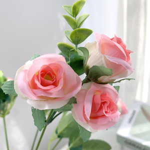5 Fourchette Faux Arrangement De Fleurs <span class=keywords><strong>Bouquet</strong></span> De Fleurs Rustique Petit <span class=keywords><strong>Bouquet</strong></span> De Rose De Mariage <span class=keywords><strong>Frais</strong></span> <span class=keywords><strong>Eucalyptus</strong></span> Rose Fleur Artificielle - Product Image 6