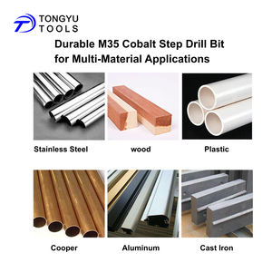 4-32mm Cobalt <strong>Step</strong> <strong>Drill</strong> Bit Set M35 HSS-Co5% Unibit Cone Big Hole Cutter for Stainless Steel Hard Metal Sheets - Product Image 4