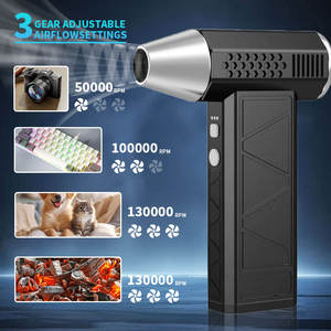 Barbershop tốc độ cao 130000rpm Quạt Máy thổi khí sạch bụi Turbo bạo lực máy bay phản lực không khí Khăn lau bụi thợ cắt tóc di động nén không khí sạch hơn - Product Image 4