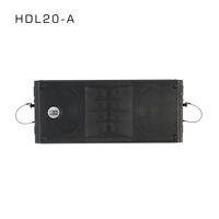 Système audio professionnel actif HDL20A 8 ohms, enceintes line array extérieures en métal et plastique 500W