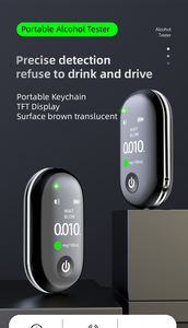 Drops hipping Hoch empfindlicher elektronischer Atmungsaktiv isator Detektor Tragbarer Mini <span class=keywords><strong>Pocket</strong></span> Digital <span class=keywords><strong>Breath</strong></span> Analyzer Alkohol <span class=keywords><strong>tester</strong></span> - Product Image 4