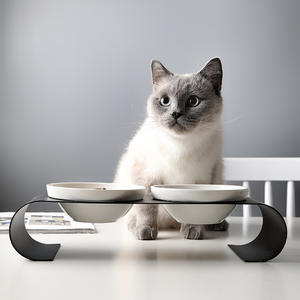 CUSTOM Levantado pet Bowl Stand Personalizado gato Alimentador cerâmica Elevado <span class=keywords><strong>Dog</strong></span> Bowl Levantado Pet Bowl - Product Image 1