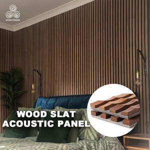 MUMU-<span class=keywords><strong>paneles</strong></span> de pared de fibra de poliéster <span class=keywords><strong>para</strong></span> decoración de empresa, listón de madera maciza <span class=keywords><strong>para</strong></span> interiores, acústico, absorbente de sonido - Product Image 3