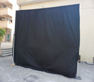 Kit de cadre minimaliste en tissu de coton noir pour toile de fond de 3,66 m x 3,66 m pour la décoration - Product Image 2