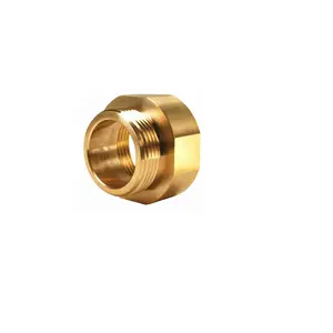 cnc machined high precision brass nut OEM turning inserts