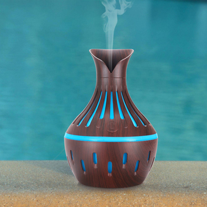 Đèn LED Tạo Mùi Thơm Nhiều Màu Bằng Gỗ Mới Máy Khuếch Tán Tinh Dầu Hương Liệu Không Khí Bằng Gỗ Siêu Âm - Product Image 6