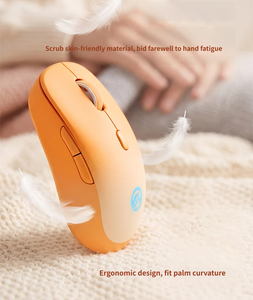 เมาส์ไร้สายบลูทูธแบบคู่ 2.4G เมาส์ออปติคอล เมาส์ตามหลักสรีรศาสตร์แบบชาร์จได้ สำหรับแล็ปท็อปและเดสก์ท็อป - Product Image 6