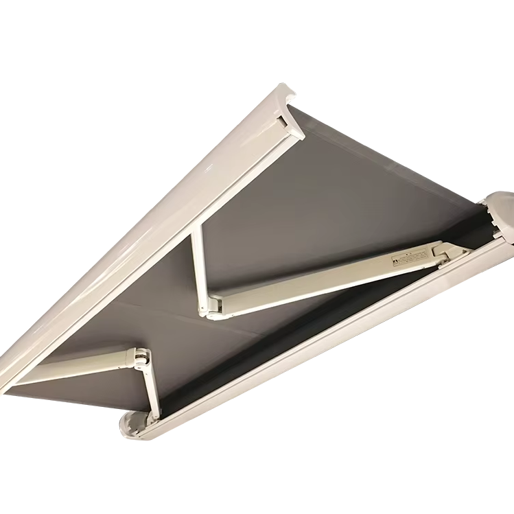 Motorized Retractable Outdoor Awning with LED