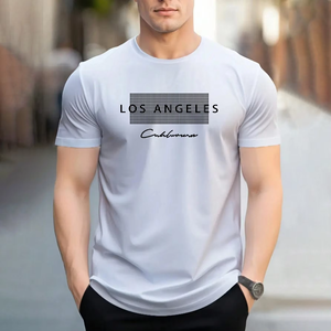 T-shirt graphique Los Angeles pour homme - T-shirt décontracté à manches courtes et col rond pour le streetwear et le style urbain - Product Image 4
