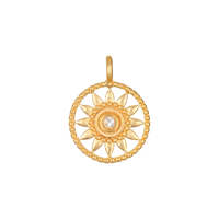 Mini Elephant Lotus Heart Single Anhänger Halskette 18 Karat Vergoldung Modische Luxus Edelstahl Perle Anhänger Zirkon Charm