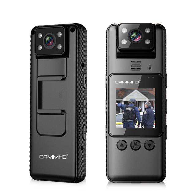 CAMMHD H1 1296P Mini Body Camera,2200mAH for 9 Hrs Recording, Night Vision Portable Bodycam for Security, Running, Biking