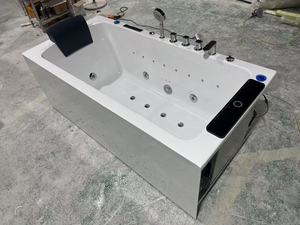 Baignoire de massage autoportante HG Wholesale 1,8 m pour une personne, bain à remous de luxe avec bulles de <span class=keywords><strong>spa</strong></span> - Product Image 5