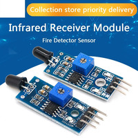 Modul Sensor Deteksi Api IR Modul Penerima Inframerah Detektor Kebakaran untuk Arduino Diy Kit