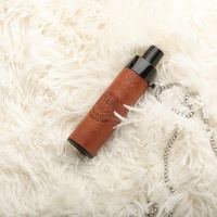 Embout buccal pour chicha en cuir et silicone, réutilisable, exclusif et portable, accessoire pour chicha