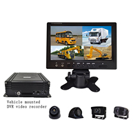 Moniteur de rétroviseur de voiture Firecore HX-07 avec caméra d'aide au recul, compatible CarPlay, résolution 1024x600, connexion sans fil