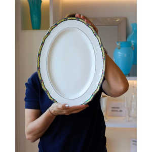 Service de table Richard Ginori Duchessa 12 pièces avec décoration Isabella, vaisselle élégante pour les fêtes et décorations de table - Product Image 1