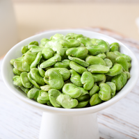 Habas Verdes Tostadas, Sin GMO, Sin Freír, Bajas en Grasa, Altas en Proteínas, con Clorofila Natural, Snack Saludable con Antioxidantes