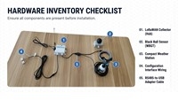 Moniteur de stress thermique professionnel Honde, testeur d'indice de chaleur WBGT, capteur de température de boule humide noire avec écran LED