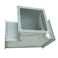 Tube corrugué Alida Q235B, conduit de ventilation HVAC personnalisé, galvanisé, pour la climatisation, rectangulaire, pour conduit de 100-2000 mm