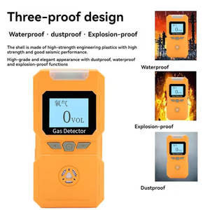 Ofis kablosuz yanıcı gaz analizörü CO H2S O2 CH4 dedektörü ile hava kalitesi monitör gaz analizörleri - Product Image 2