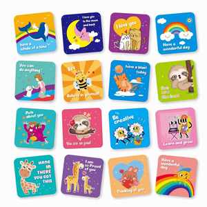 Daily Use Inspirational Motivational Lunch <b>Box</b> Notes Boys Girls 60 Encouragement <b>Cards</b> for Kids - Product Image 4