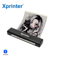Xprinter P84 Hochwertiger Tintenloser Tattoo-Drucker Kompatibel mit Smartphone iPad Computer