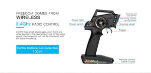 Gran oferta HOSHI Wltoys <span class=keywords><strong>124018</strong></span> 1/12 RC Car 60 Km/h 2,4G 4WD alta velocidad todoterreno Crawler RTR escalada coche de Control remoto juguetes para niños - Product Image 5