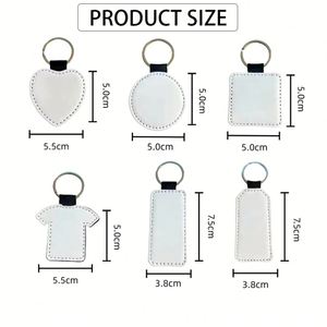 Custom Made <b>Keychains</b> PU <b>Leather</b> Stainless Steel, Eco-Friendly for All Occasions Decoration - Product Image 2