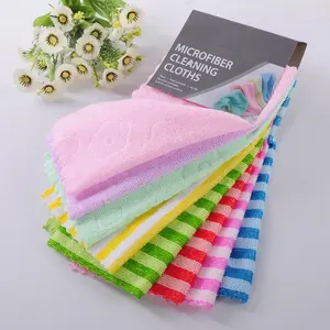 30*30cm All-Purpose Microfiber Car Cloth Lint Free Dusting Cloth Cleaning Rags Absorbent Cleaning Towel for Cars