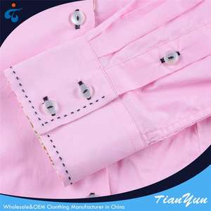 Boa Qualidade Atacado Plain Tingido Suave Eco-friendly Fotos de Camisa <span class=keywords><strong>Formal</strong></span> Senhoras - Product Image 3