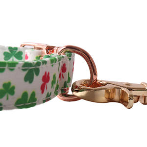 Doe Pet Luxus-Zubehör für Hunde und Katzen Verstellbares Nylon-Hundehalsband mit Metallschnalle und Blumenmuster - Product Image 3