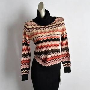 Nouveau <span class=keywords><strong>pull</strong></span> en tricot pour l'automne et l'hiver avec un design élégant et stylé à col haut, <span class=keywords><strong>pull</strong></span> en tricot pour femmes à manches longues - Product Image 5