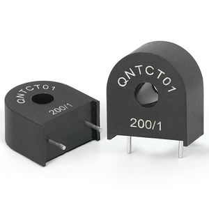 Transformador de Corriente de Pulso de Alta Frecuencia 200khz QNTCT01 200/1 1A/5mA 5A/25mA 10A/50mA Transformador de Corriente con Núcleo de Ferrita Sensor Ct - Product Image 1