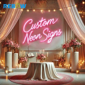 Enseigne au néon personnalisée Rebow logo personnalisé mieux ensemble enseigne au néon personnalisée - Product Image 1