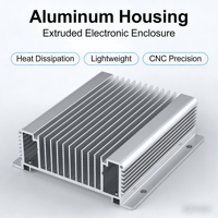 Boîtier d'amplificateur en aluminium, boîtier d'instrument, boîtier d'alimentation, boîtier d'extrusion, boîte pour appareil électronique, solution en aluminium sur mesure