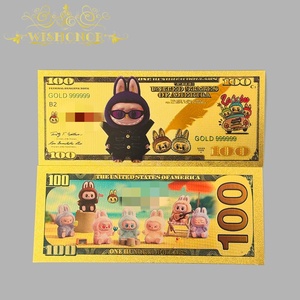 Billete de Banco América Pika 2026 Chapado en Oro de 24K para Colección - Product Image 2