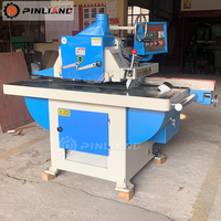 Scie à refendre à lame unique PINLIANG pour le travail du bois avec guide laser, machine à refendre le bois en ligne droite
