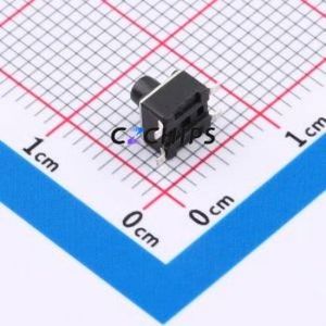 SH-4.5X4.5X5H-TP Tactile Switch SMD-4P,4.5x4.5mm Switch Single Pole Single Throw Round Button 2.5N Vertical Mount - Product Image 2