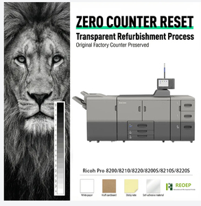 Fotocopiadora Remanufacturada REOEP B&W <span class=keywords><strong>de</strong></span> Alta Velocidad con Capacidad <span class=keywords><strong>de</strong></span> Memoria <span class=keywords><strong>de</strong></span> 640g para Ricoh 8200 8210 8220S - Product Image 1